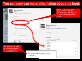 Library Search 4: Finding Books | PPT