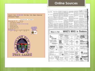 Online Sources
 