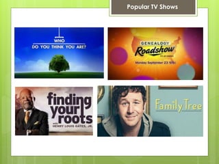 Genealogy in Popular Media
Popular TV Shows
 