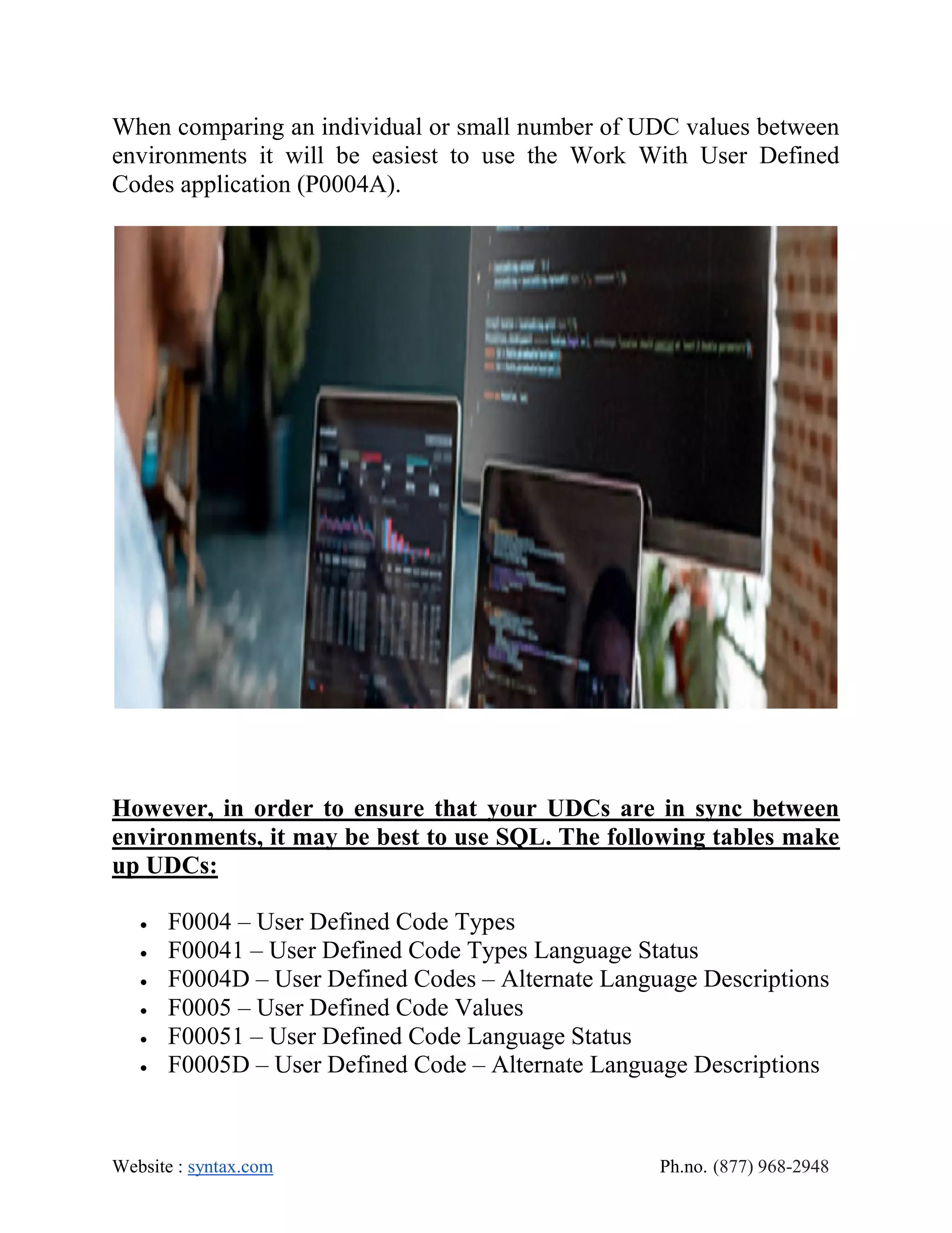 Finding differences between udcs (sql commands) | PDF | Free Download