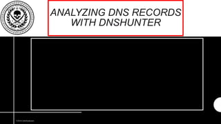 ©2016 CyberSyndicates
ANALYZING DNS RECORDS
WITH DNSHUNTER
 