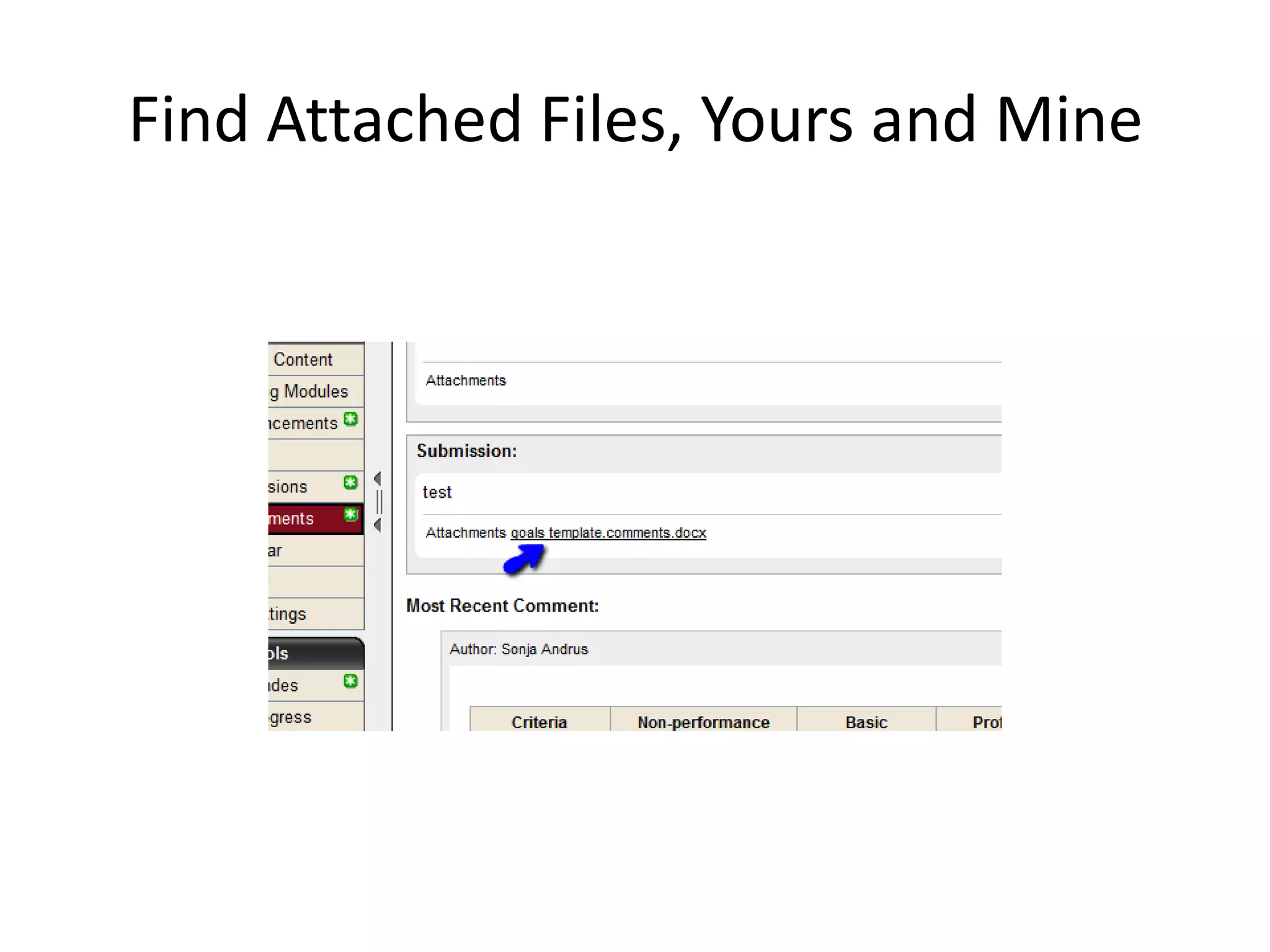 Find Attached Files, Yours and Mine
 