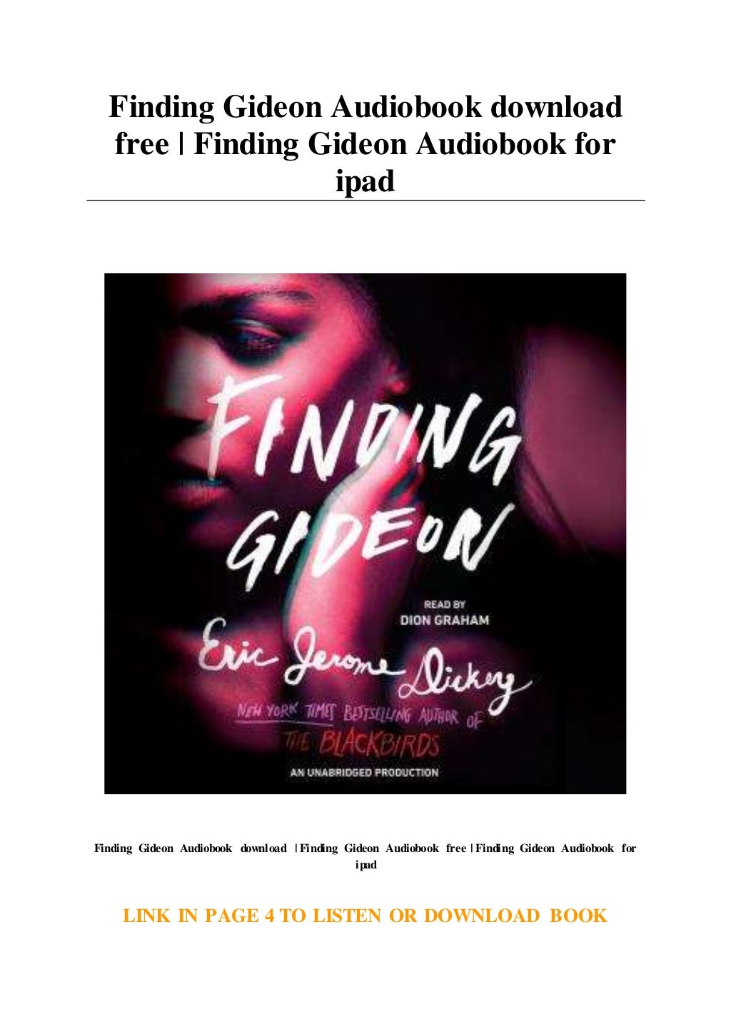 download gideon trilogy download gideon trilogy