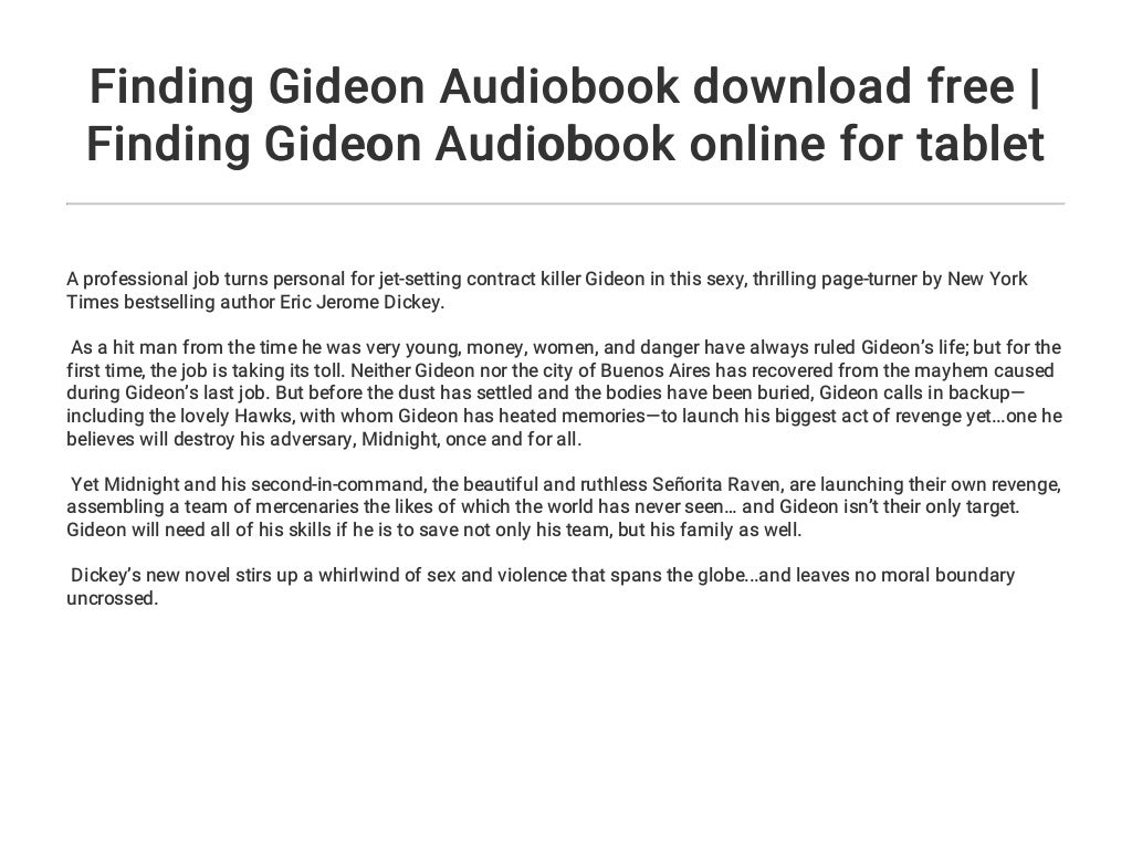 download gideon trilogy download gideon trilogy
