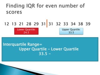 Finding Interquartile Range Introduction | PPTX