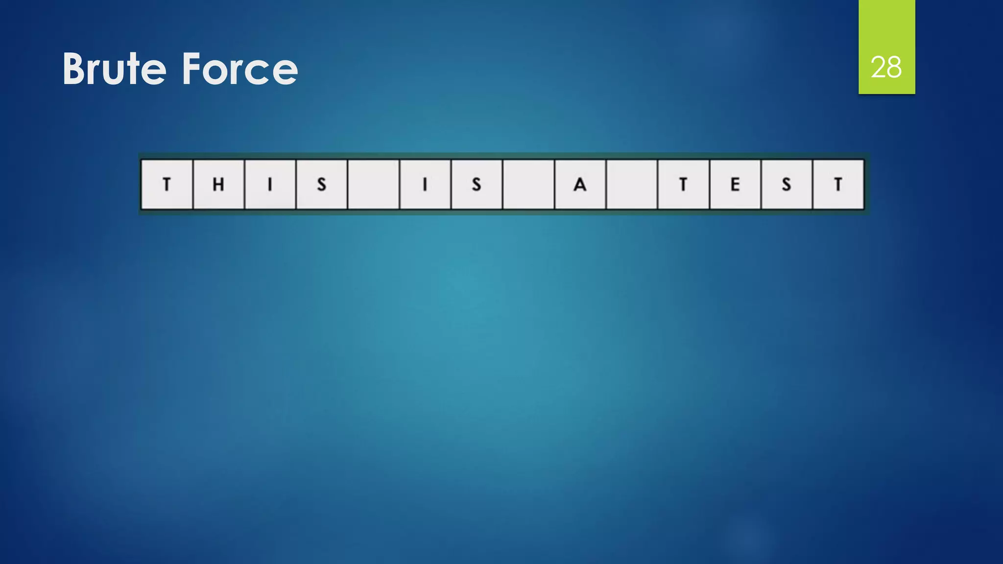 Brute Force 28
 