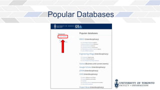 Popular Databases
 