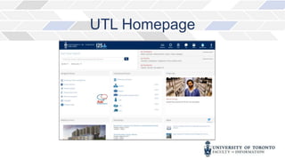 UTL Homepage
 