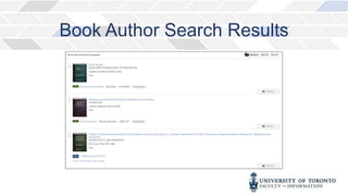 Book Author Search Results
 