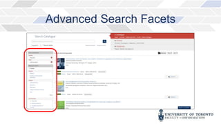 Advanced Search Facets
 