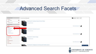 Advanced Search Facets
 