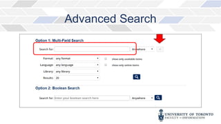 Advanced Search
 