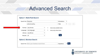 Advanced Search
 