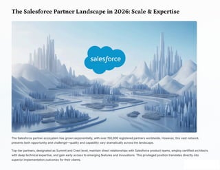 Finding Right Salesforce Implementation Partner | PDF