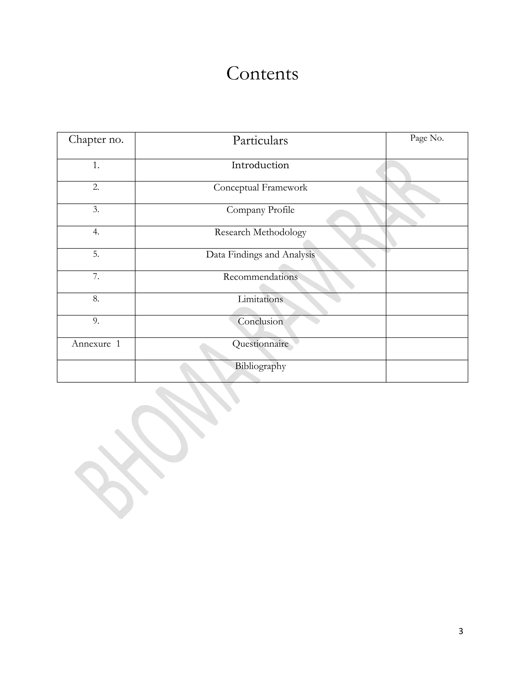 Purpose of Research:-To identify proper assortment mix of Aditya Birla’s  ‘more’ retail outlets differencing  in 3 catchments.To design appropriate strategies for the above.To identify most selling staples and FMCG products in mom and pop stores close to ‘more’ retail outlets.Research Design: -Descriptive: -To find out most selling staples and FMCG products in mom and pop stores close to ‘more’ retail outlets at Jaipur.Sampling Design: -Population: - All mop and pop  stores close to ‘more’ retail outlets at Jaipur.Sampling Method: - Non-Probability                           “Convenience Sampling”Sample Size: - 60 shops in city of Jaipur                        2 stores of each catchment & 5 shops in each catchment.DATA COLLECTION:-Instrument: QuestionnaireMethod: -Most of the primary data are collected through direct personal interview with the use of structured question.Data analysis and findingsData analysis and findings are the most important part of a research report, one can say the essence of a report. The whole research report depends on the fact how fairly and unbaisly the researcher has collected the data and analyzed them.In this report the researcher haven’t used any personal questions to examine since this report is based on sellers so the demographics of the person selling goods won’t matter it would all depend on the location of the shop.The data analysis and findings are based on location on basis of 3 catchment (A, B, C) and lastly showing an overall result taking all 3 catchment in consideration. Starting with A- catchment :Category : RICE        Fig 1.1    Loose/Packet                                                                     fig 1.2    In packet which brand                                    In A-catchment area 67% of people purchase packed rice and only 33 % people purchase loose. This shows that in A-catchment area people mostly prefer branded items rather than purchasing loose.