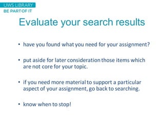 Finding Stuff for Assignments | PDF