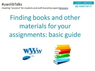 Finding Stuff for Assignments | PDF