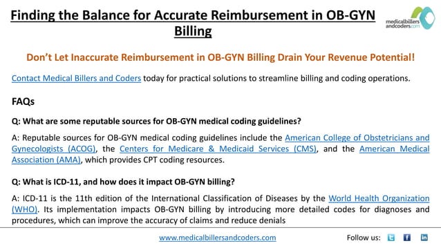 Finding the Balance for Accurate Reimbursement in OB-GYN Billing.pptx