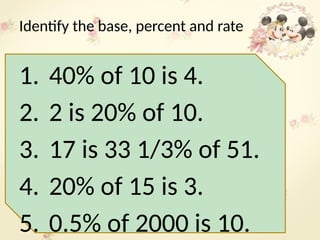 Finding the base math 6 lesson 2nd quarter ppt | PPTX