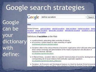 Google search strategiesGoogle can be your calculator