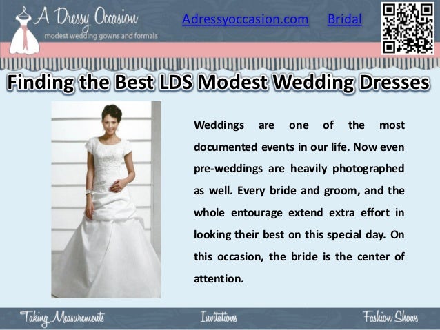 Finding The Best Lds Modest Wedding Dresses