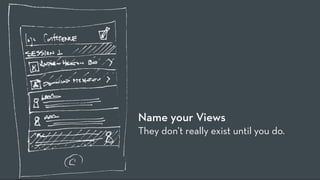 Name your Views
They don’t really exist until you do.
 