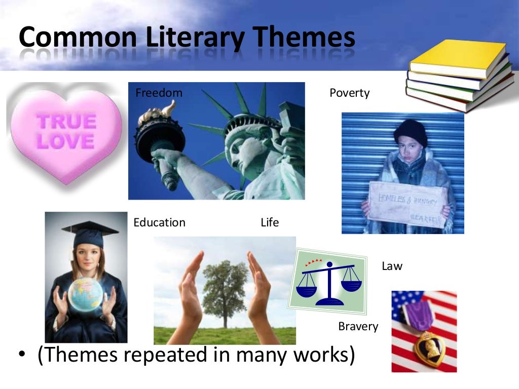 Finding themes in literature ppt