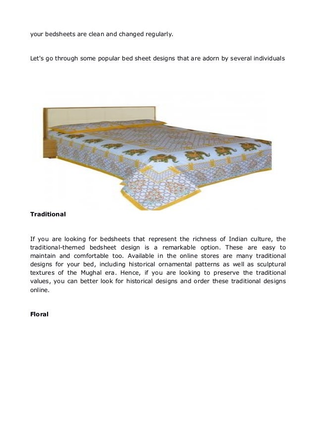 Finding the right bedsheet to decorate your bedroom