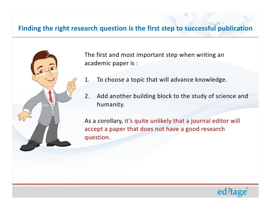 What is the first step in writing a research paper