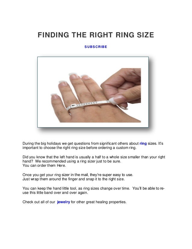 get ring size