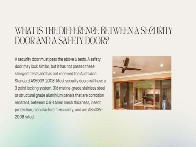 Finding The Right Security Screen For Your Home | PPTX