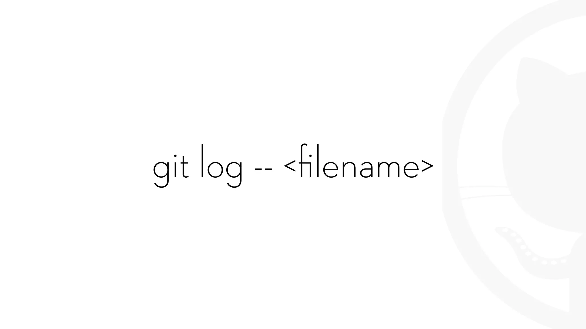 git log -- <ﬁlename>
 