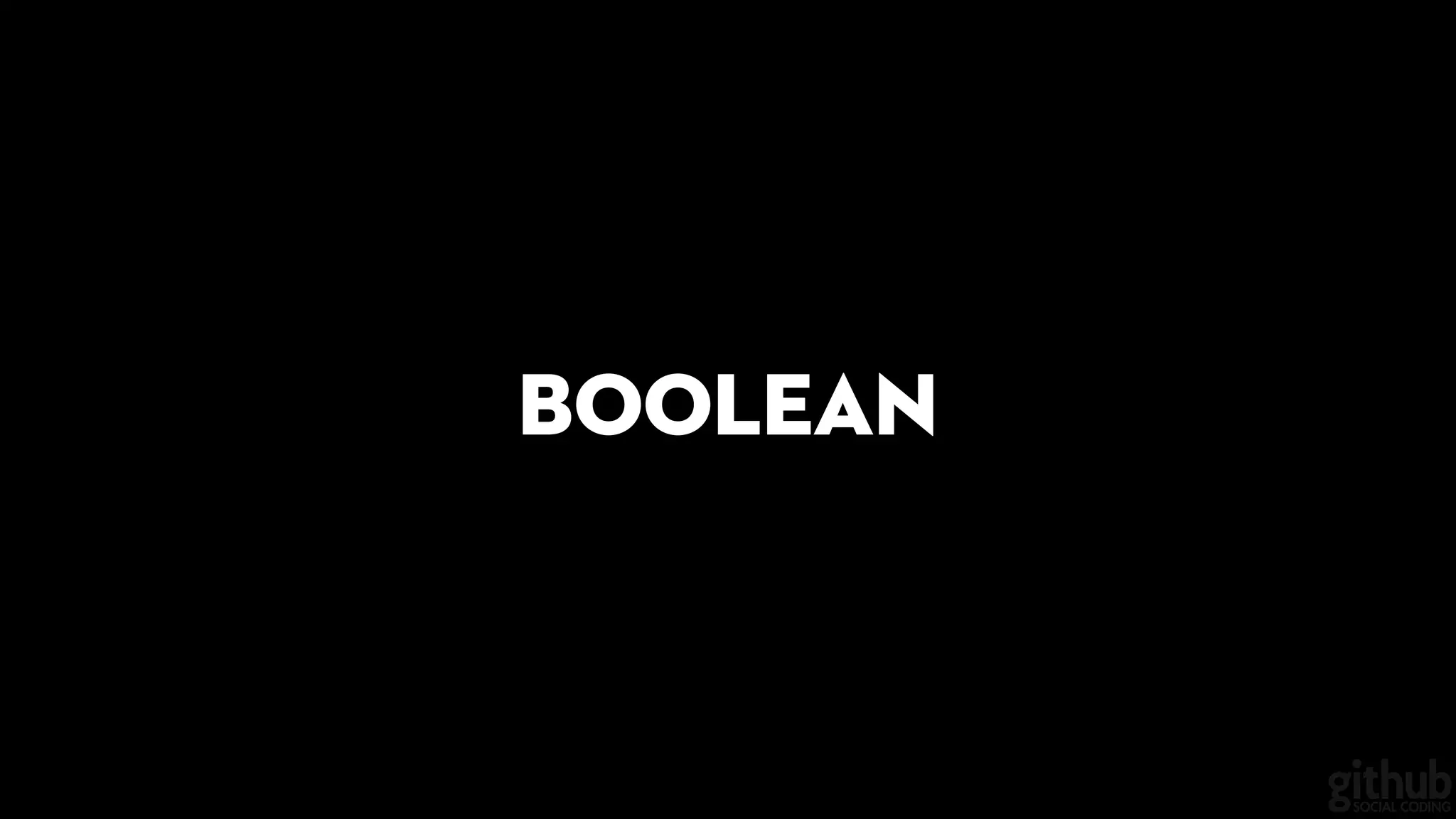 Boolean
 