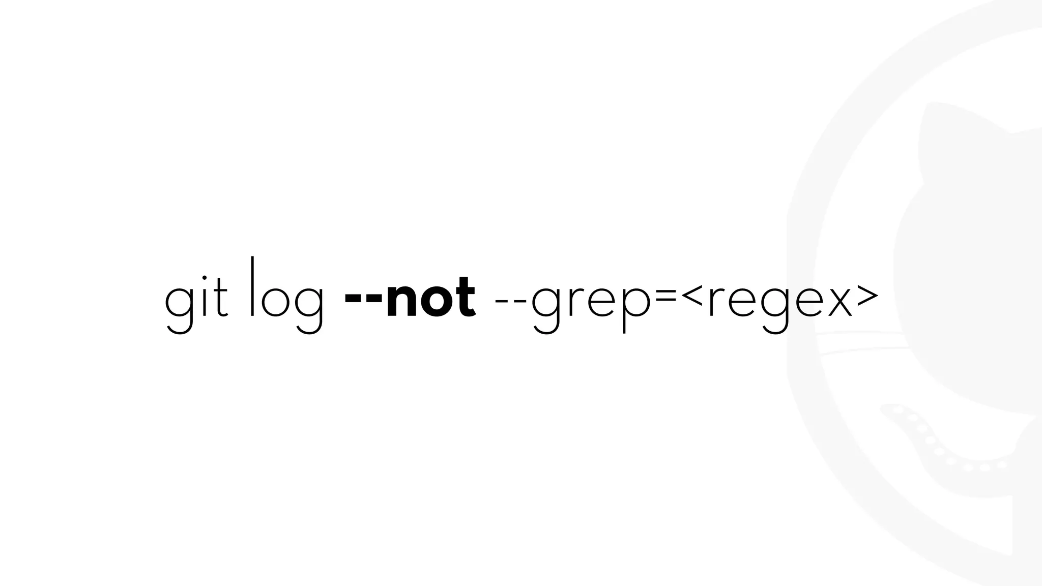 git log --not --grep=<regex>
 