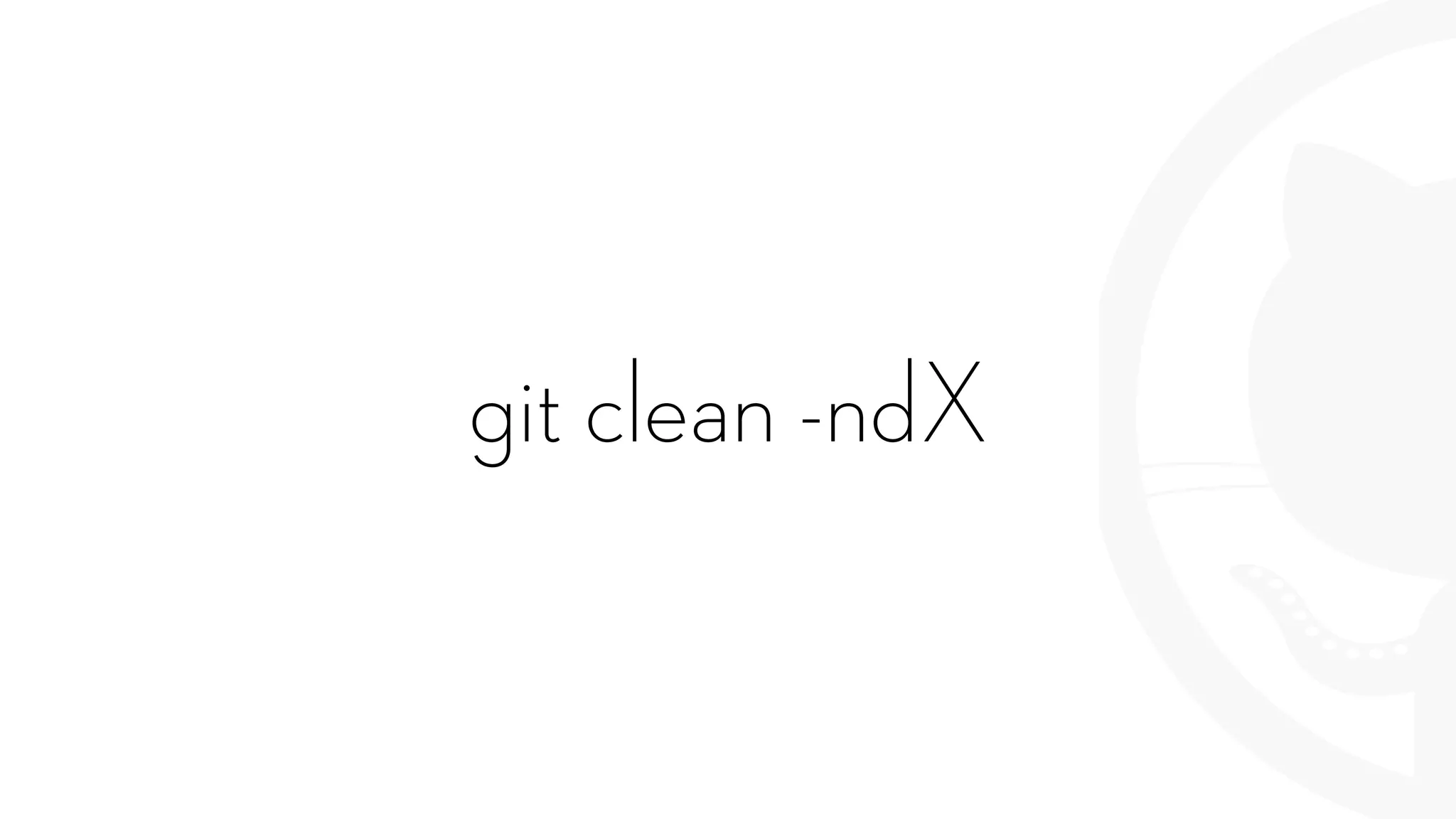 git clean -ndX
 