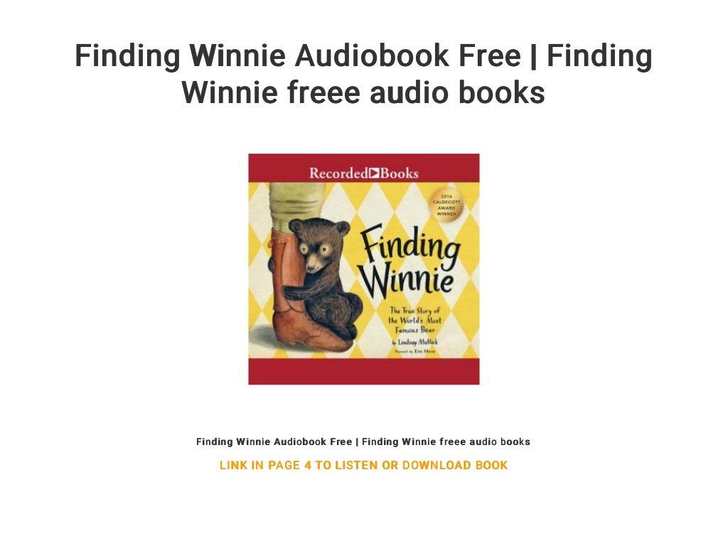 finding winnie finding winnie