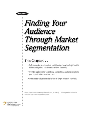 Finding Your Audience Through Market Segmentation | PDF