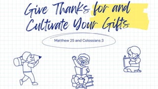 Finding Your Calling