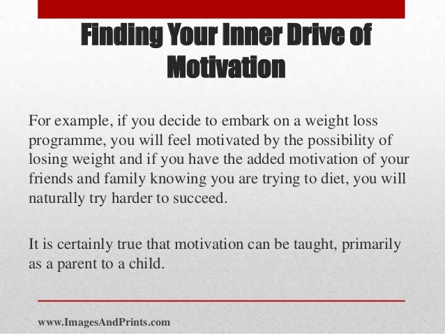 Finding your inner drive of motivation