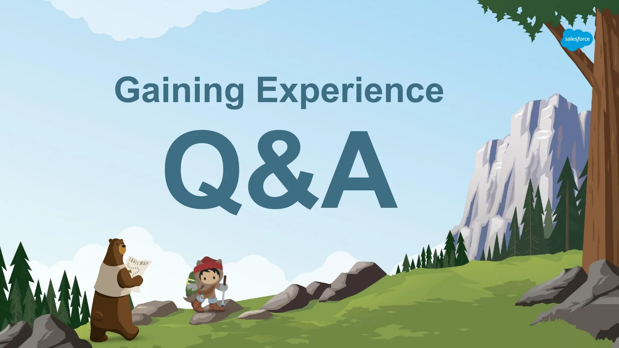 Gaining Experience
Q&A
 