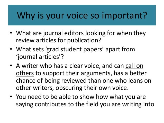 Finding Your Voice As A Writer June 2012