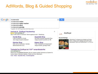 AdWords, Blog & Guided Shopping
 