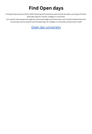 Open Days Chart Find Open days.pdf