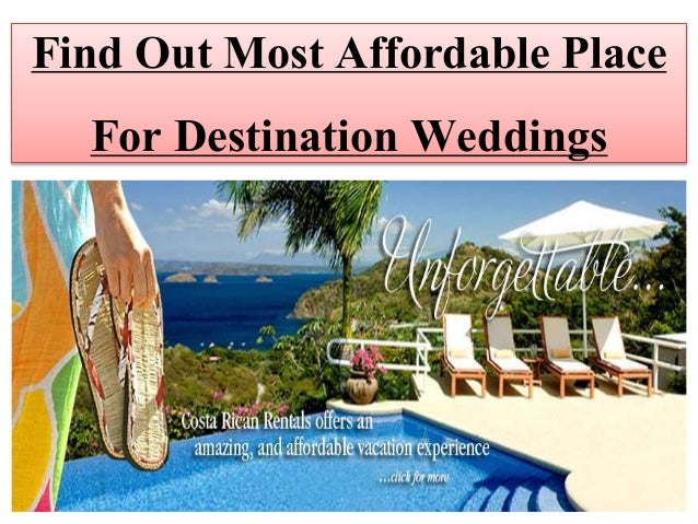 Find Out Most Affordable Place For Destination Weddings