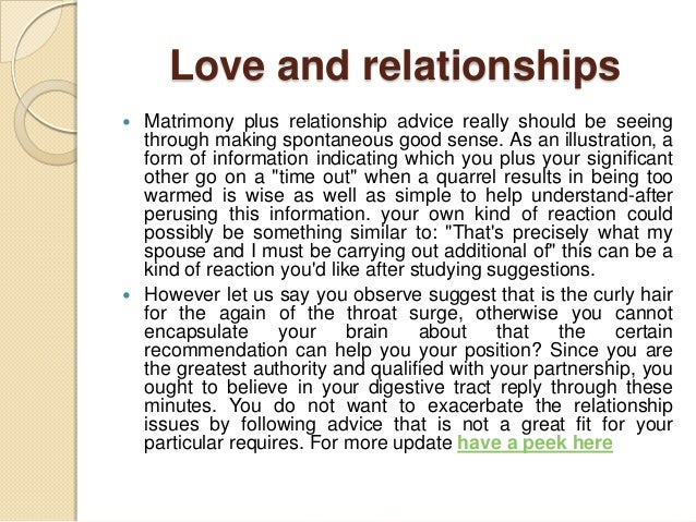 Marriage for Stability