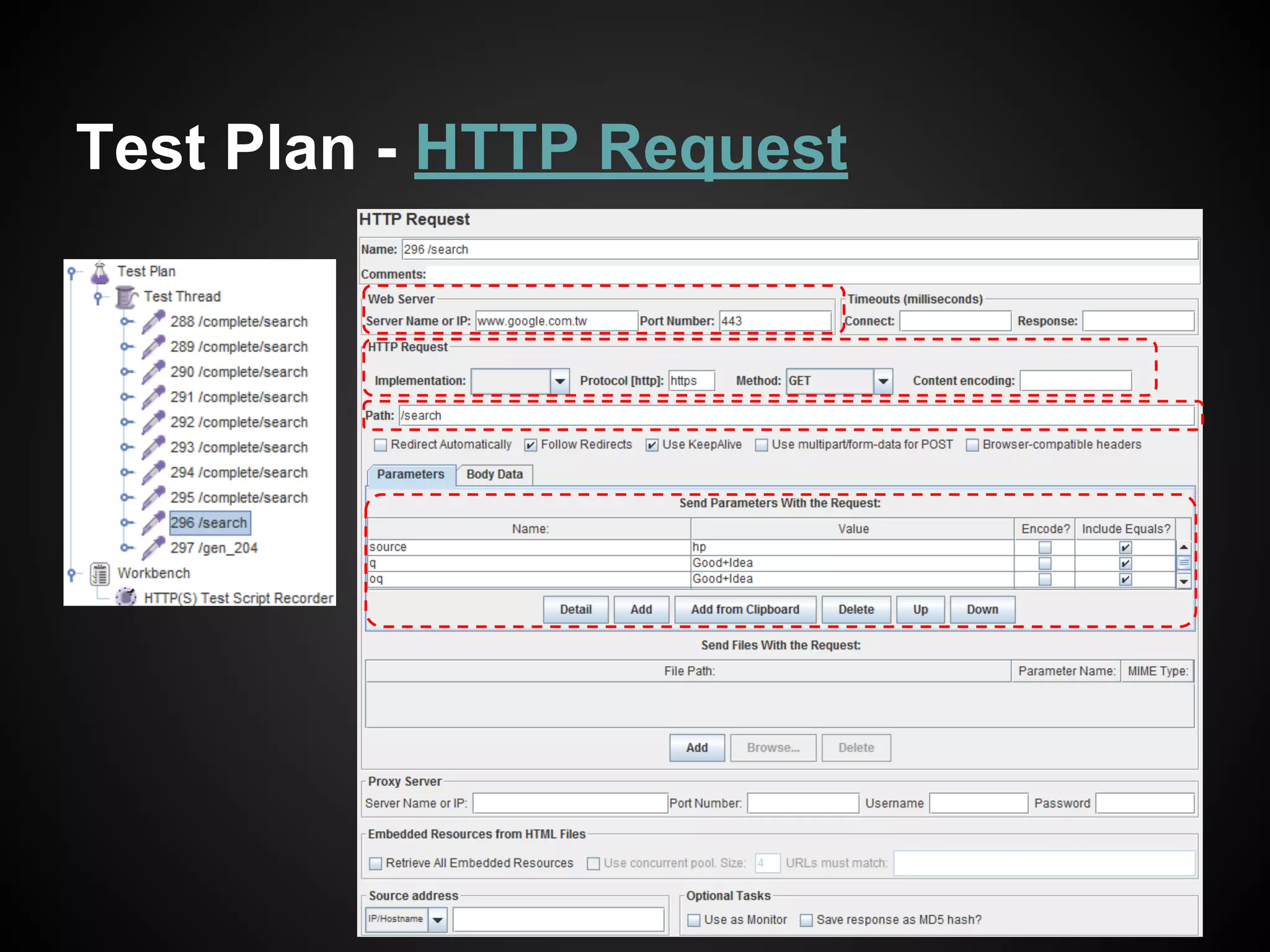 Test Plan - HTTP Request
 