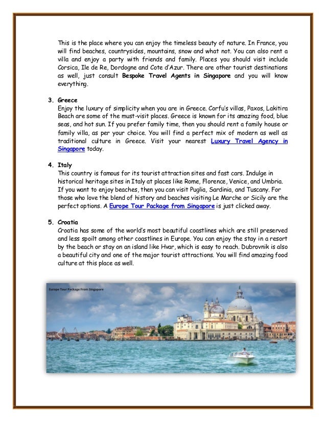 Find the Luxury Travel Agency in Singapore