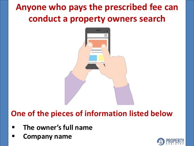 how to find the owner of a property