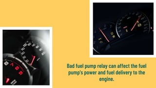 Find the Signs of a Bad Fuel Pump Relay in your Audi A4 by Las Vegas
