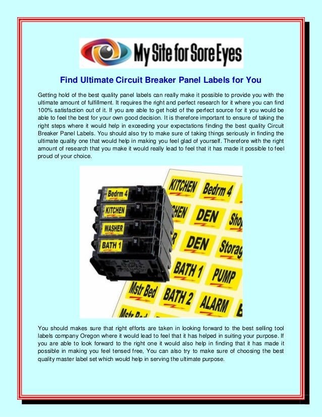 find ultimate circuit breaker panel labels for you breaker panel labels